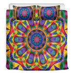 Boho Kaleidoscope Print Duvet Cover Bedding Set