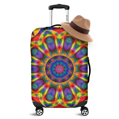 Boho Kaleidoscope Print Luggage Cover