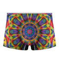 Boho Kaleidoscope Print Men's Boxer Briefs