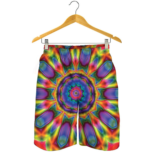 Boho Kaleidoscope Print Men's Shorts