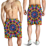 Boho Kaleidoscope Print Men's Shorts
