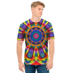Boho Kaleidoscope Print Men's T-Shirt