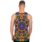 Boho Kaleidoscope Print Men's Tank Top