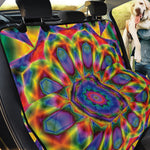 Boho Kaleidoscope Print Pet Car Back Seat Cover