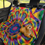 Boho Kaleidoscope Print Pet Car Back Seat Cover