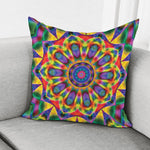 Boho Kaleidoscope Print Pillow Cover