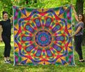 Boho Kaleidoscope Print Quilt