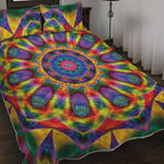 Boho Kaleidoscope Print Quilt Bed Set