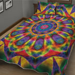 Boho Kaleidoscope Print Quilt Bed Set