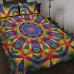 Boho Kaleidoscope Print Quilt Bed Set