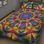 Boho Kaleidoscope Print Quilt Bed Set