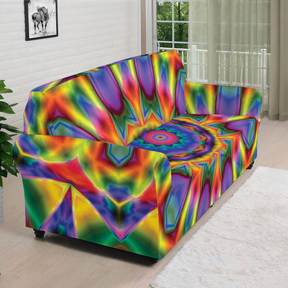 Boho Kaleidoscope Print Sofa Cover