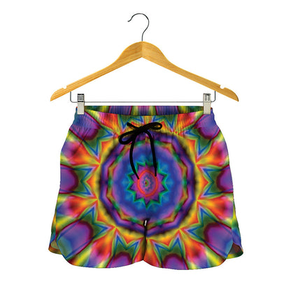 Boho Kaleidoscope Print Women's Shorts