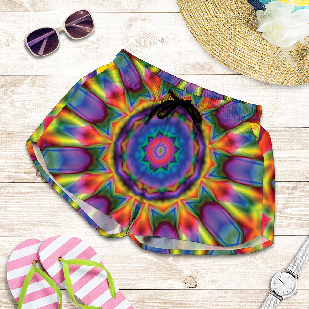 Boho Kaleidoscope Print Women's Shorts