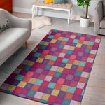 Boho Mandala Patchwork Pattern Print Area Rug