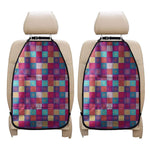 Boho Mandala Patchwork Pattern Print Car Seat Organizers