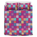 Boho Mandala Patchwork Pattern Print Duvet Cover Bedding Set