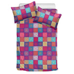 Boho Mandala Patchwork Pattern Print Duvet Cover Bedding Set