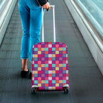 Boho Mandala Patchwork Pattern Print Luggage Cover