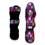 Boho Mandala Patchwork Pattern Print Muay Thai Shin Guard
