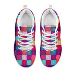 Boho Mandala Patchwork Pattern Print White Sneakers