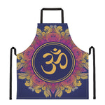 Boho Om Mandala Print Apron