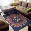 Boho Om Mandala Print Floor Mat