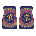 Boho Om Mandala Print Front Car Floor Mats