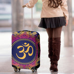 Boho Om Mandala Print Luggage Cover