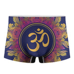 Boho Om Mandala Print Men's Boxer Briefs