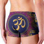 Boho Om Mandala Print Men's Boxer Briefs