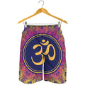 Boho Om Mandala Print Men's Shorts