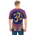Boho Om Mandala Print Men's T-Shirt