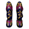 Boho Om Mandala Print Muay Thai Shin Guards