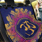 Boho Om Mandala Print Pet Car Back Seat Cover