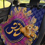 Boho Om Mandala Print Pet Car Back Seat Cover
