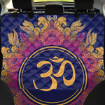 Boho Om Mandala Print Pet Car Back Seat Cover
