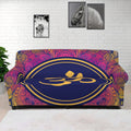 Boho Om Mandala Print Sofa Cover
