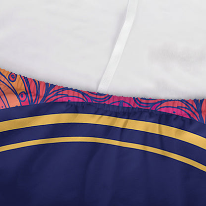 Boho Om Mandala Print Sofa Cover