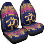 Boho Om Mandala Print Universal Fit Car Seat Covers