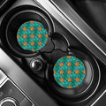 Boho Om Sign Pattern Print Car Coasters
