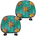 Boho Om Sign Pattern Print Car Headrest Covers