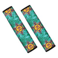 Boho Om Sign Pattern Print Car Seat Belt Covers