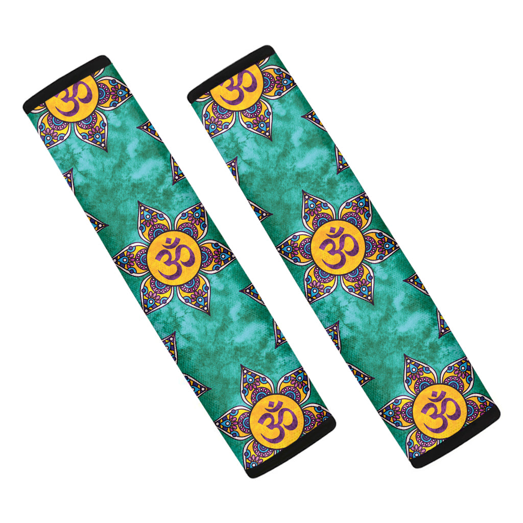Boho Om Sign Pattern Print Car Seat Belt Covers