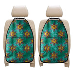 Boho Om Sign Pattern Print Car Seat Organizers