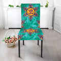 Boho Om Sign Pattern Print Dining Chair Slipcover
