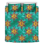 Boho Om Sign Pattern Print Duvet Cover Bedding Set