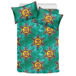 Boho Om Sign Pattern Print Duvet Cover Bedding Set