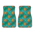 Boho Om Sign Pattern Print Front Car Floor Mats