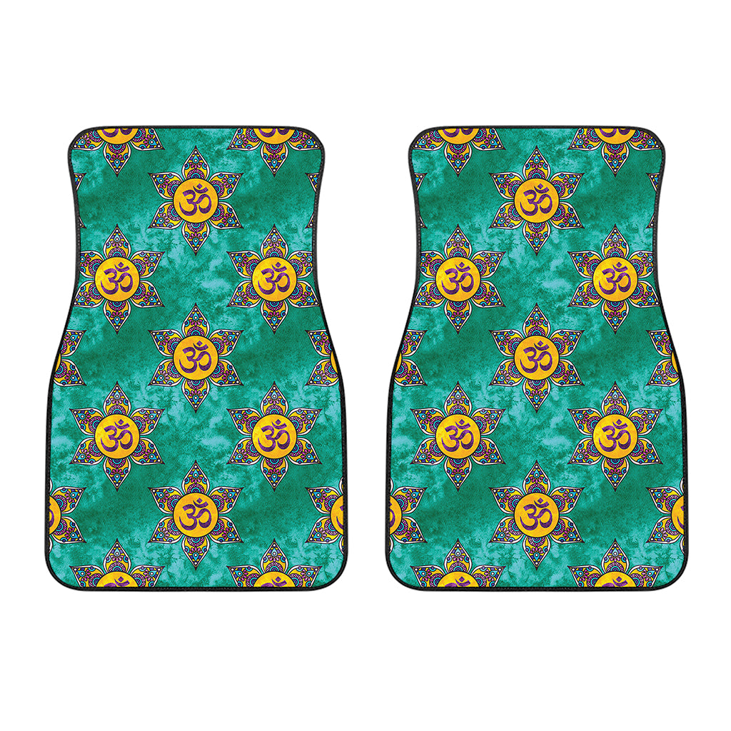 Boho Om Sign Pattern Print Front Car Floor Mats